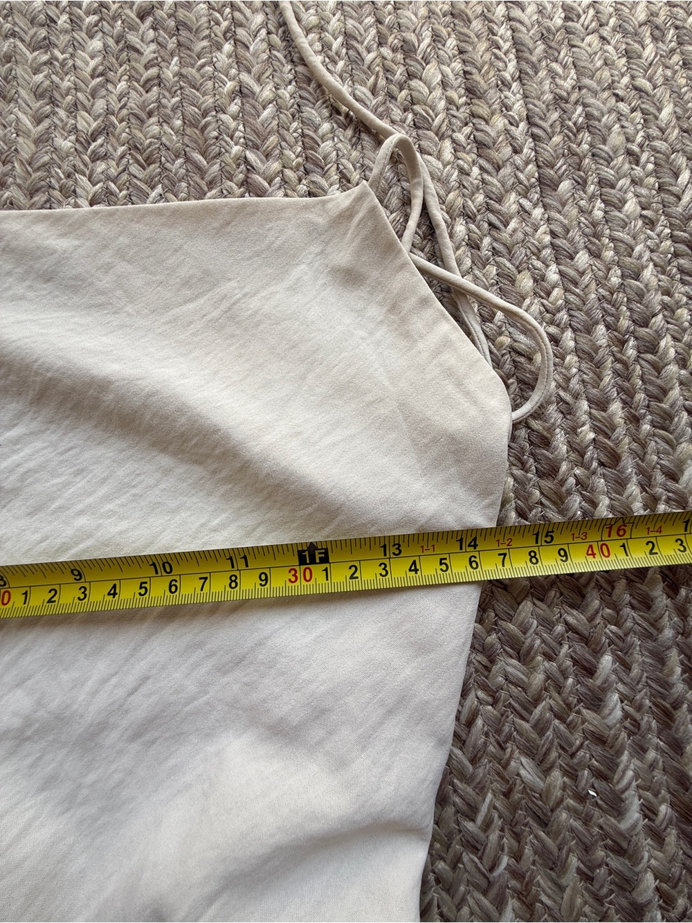 Significant Other Minimalist Cream Textured Twist-Front Maxi Dress Slit Sz 2 - Picture 13 of 16